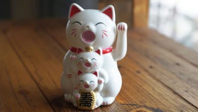I Maneki Neko sono delle riproduzioni di teneri gattini giapponesi